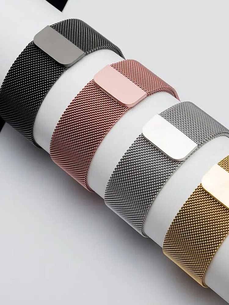 Milanaise Mesh Band - Pulseira de laço magnético para apple