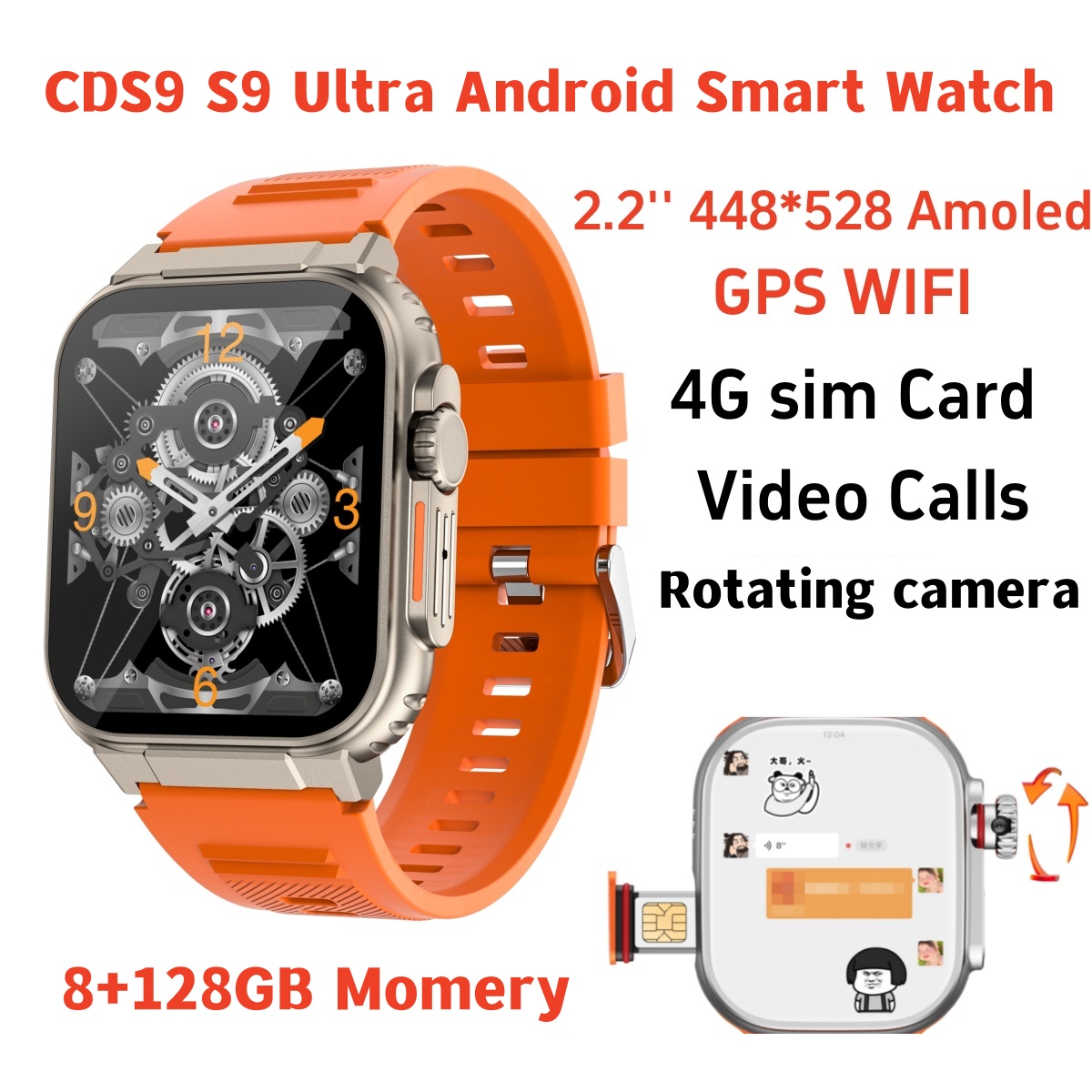 Smartwatch Id - Relógio Inteligente Original S10 com Rede