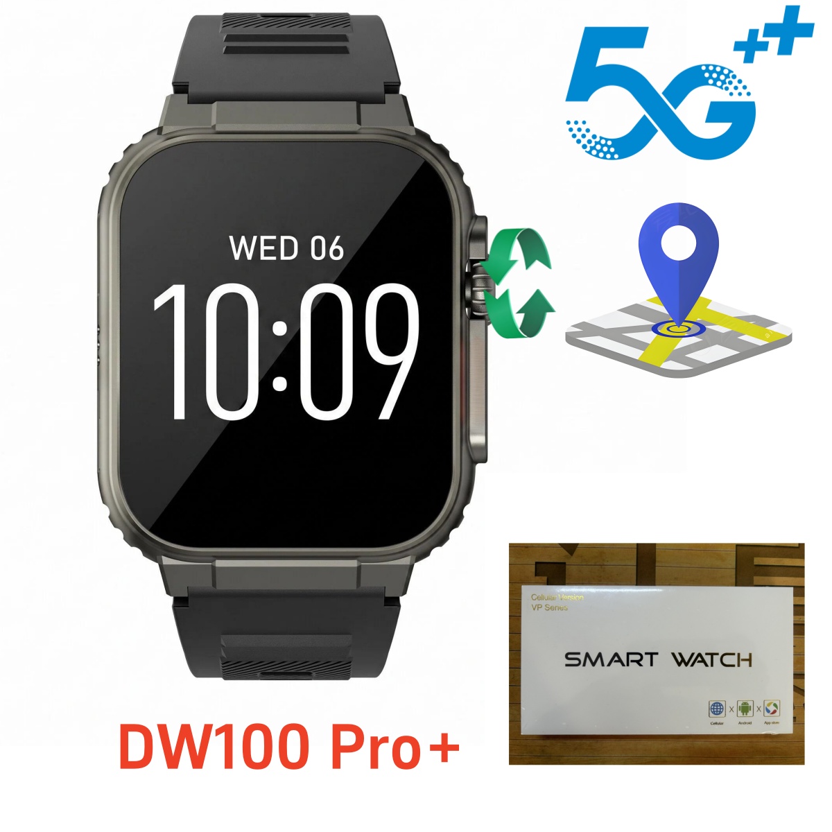Smartwatch Id - Smartwatch DW100 Pro Plus com Touch