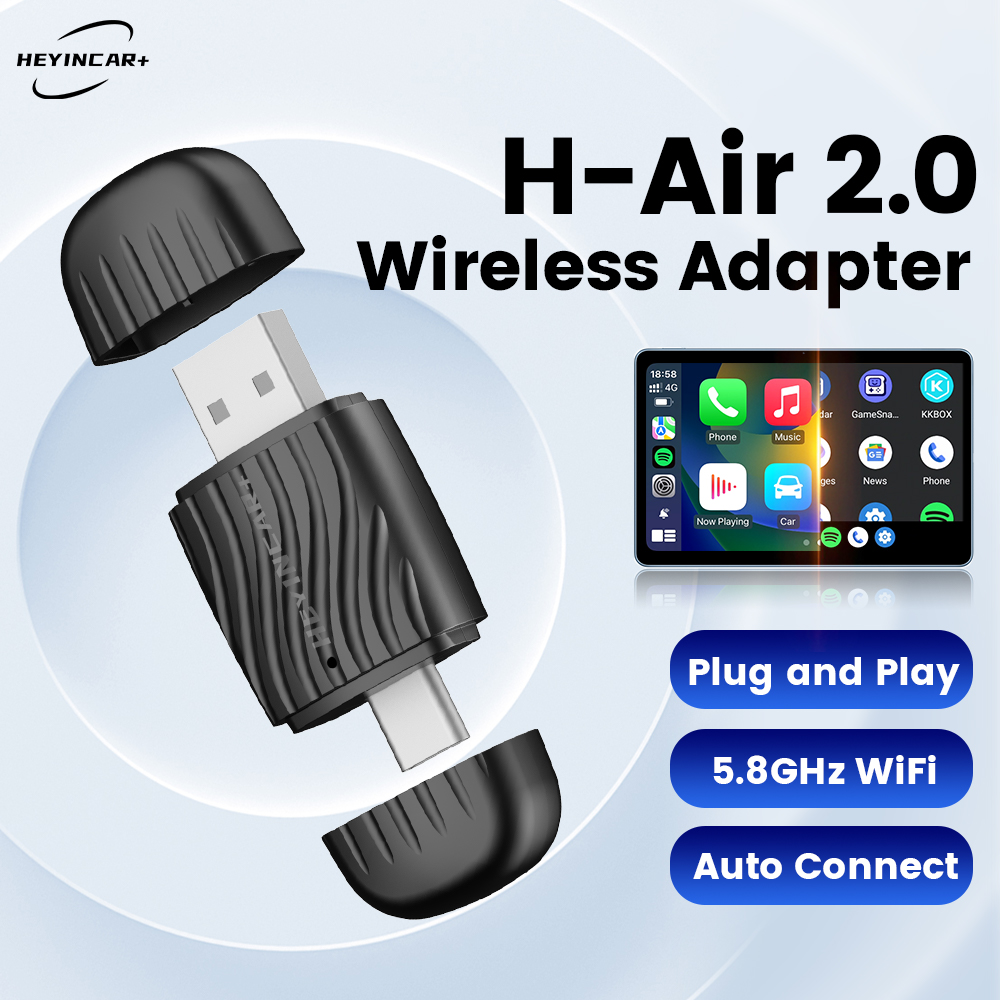 Smartwatch Universal - Adaptador Sem Fio HEYINCAR 2 em