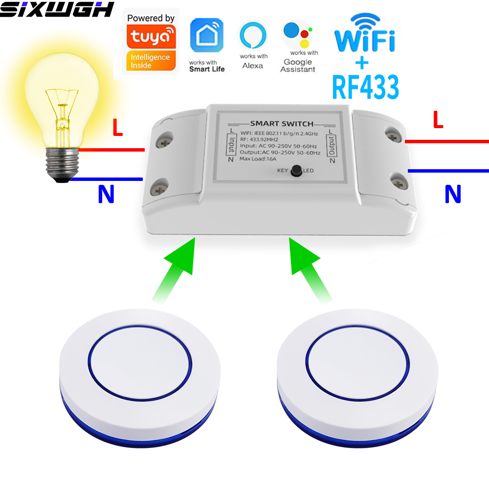 Smart Accessories - Interruptor Inteligente WiFi Tuya 16A com