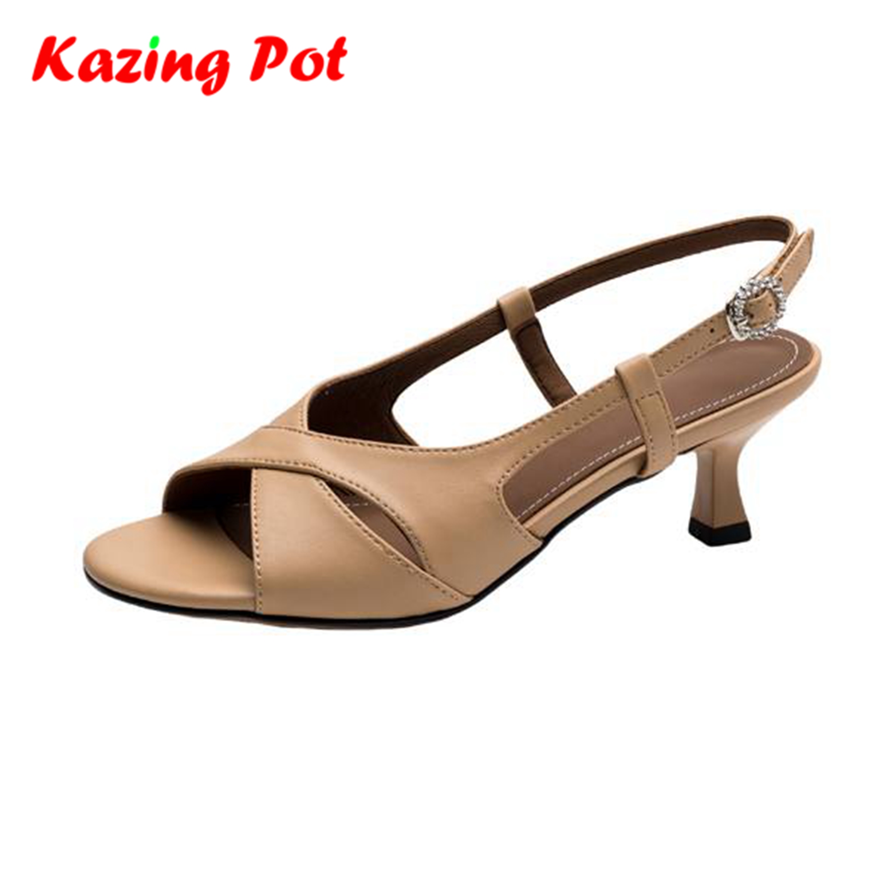 Leather Classic Strap - Sandálias Femininas Krazing Pot: Calçado Básico
