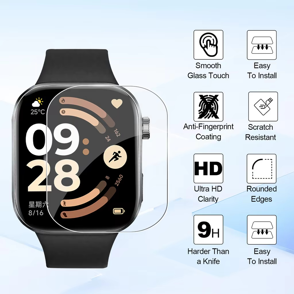 1-5 Peças de Película Protetor - Xiaomi Smartwatch Accessories avaliação e preço