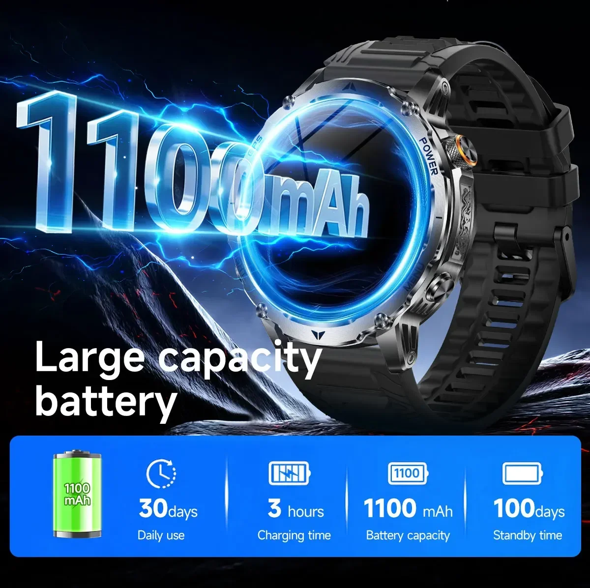 Relógio Inteligente Militar Ma - Smartwatch M Active avaliação e preço