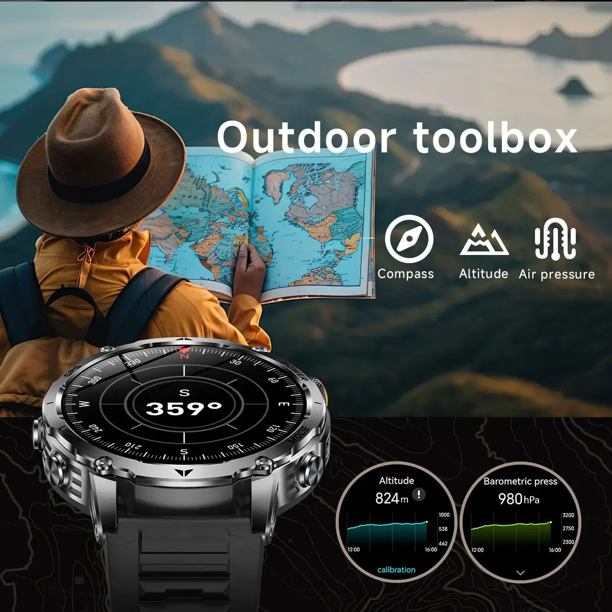 Relógio Inteligente Militar Ma - Smartwatch M Active avaliação e preço