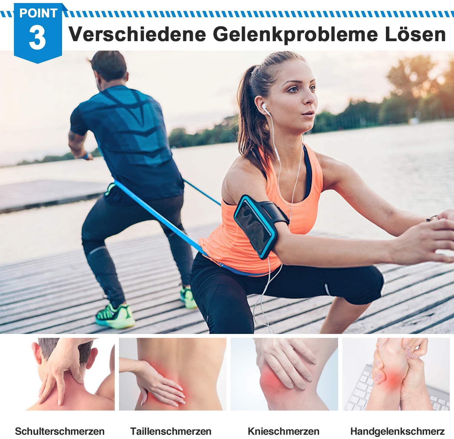 Faixas elásticas de fitness, 3 - Milanaise Mesh Band avaliação e preço