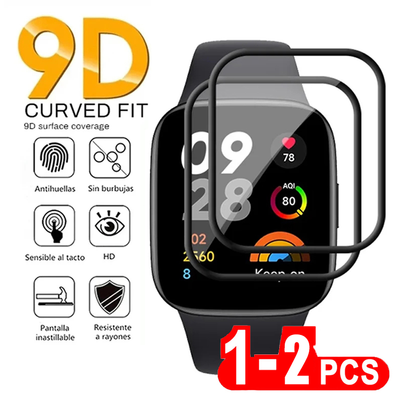 2 pçs vidro temperado para red - Xiaomi Smartwatch Accessories avaliação e preço