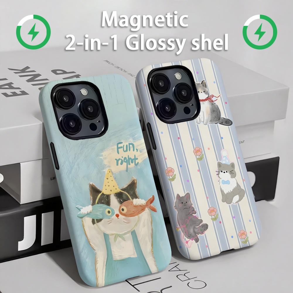 Gatos e cães bonitos caso de t - Apple Iphone 15 Pro Max avaliação e preço