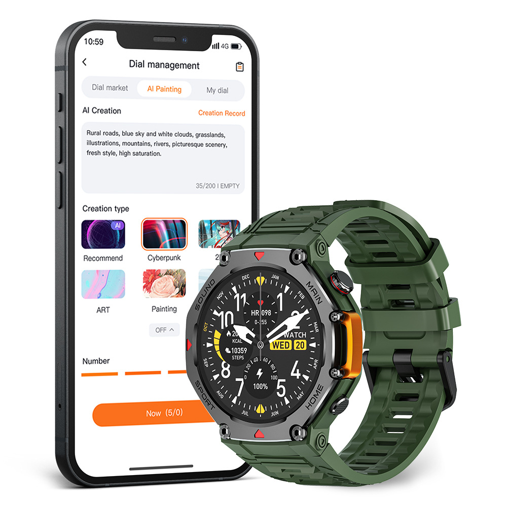 Relógio Inteligente de Saúde e - Smartwatch M Active avaliação e preço