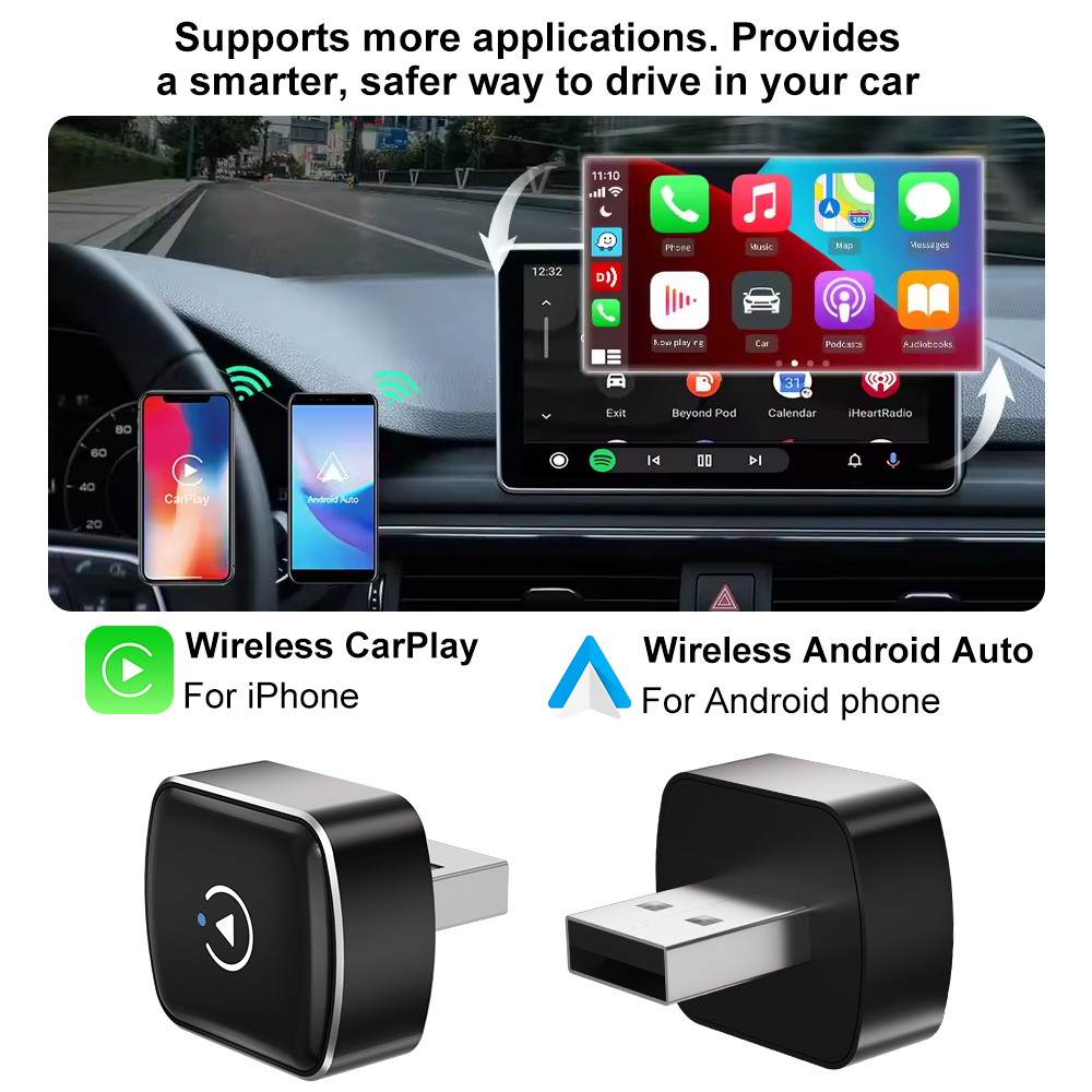 Adaptador CarPlay 2 em 1 Sem F - Smartwatch Universal avaliação e preço