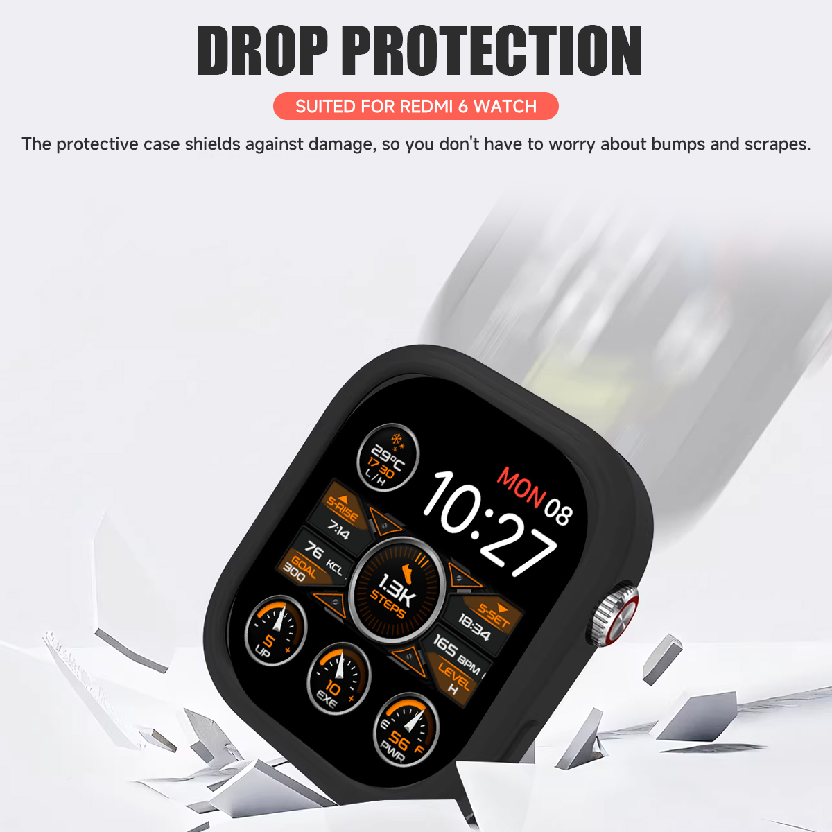 Capa de Silicone para Xiaomi R - Xiaomi Smartwatch Accessories avaliação e preço