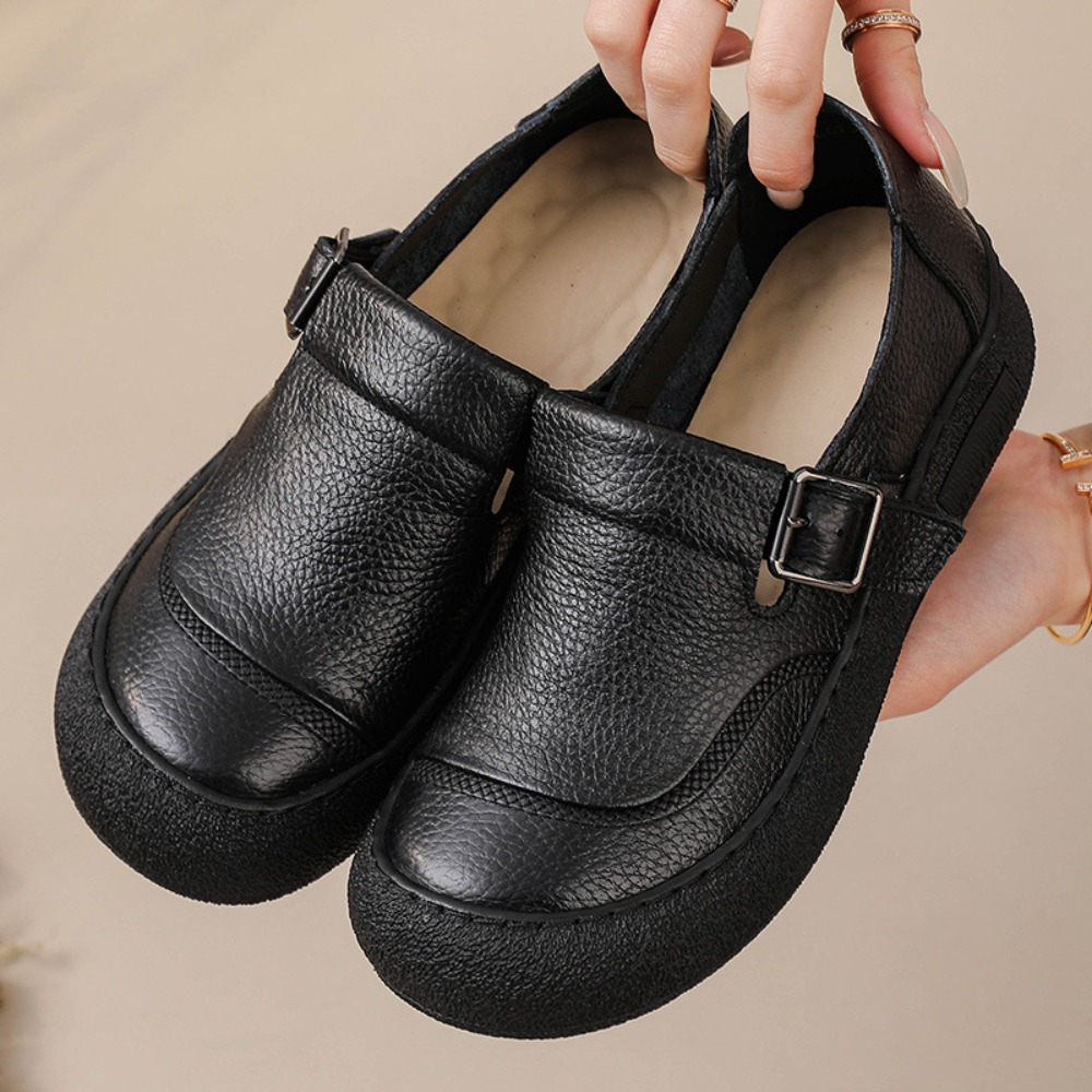 Sapatos casuais únicos para mu - Leather Classic Strap avaliação e preço