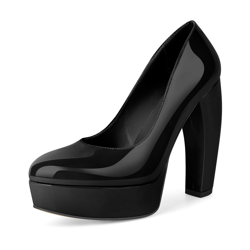 Sapatos de Salto Alto Feminino - Leather Classic Strap avaliação e preço
