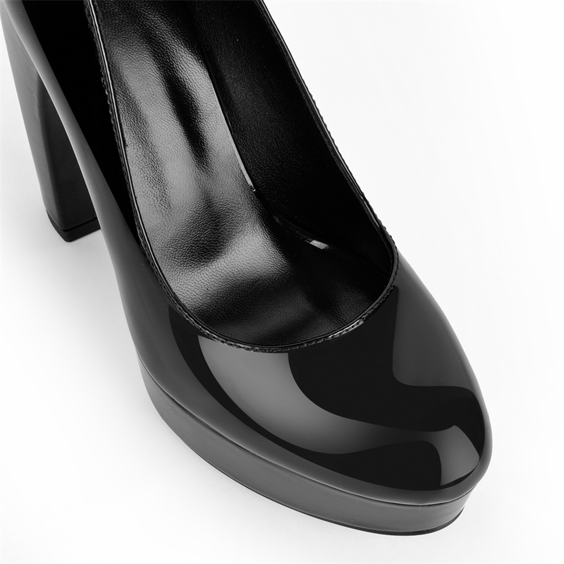 Sapatos de Salto Alto Feminino - Leather Classic Strap avaliação e preço