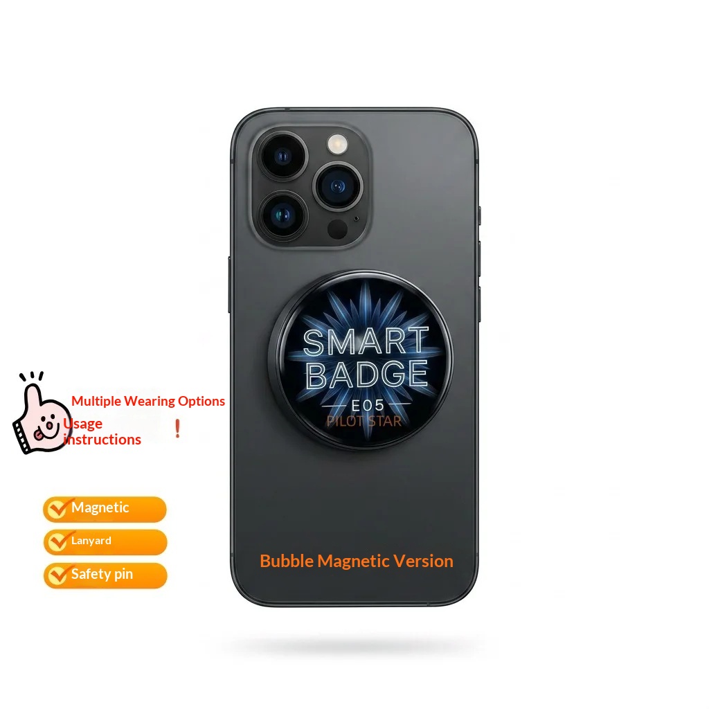 Promoção Quente: Emblema Magné - Smart Accessories avaliação e preço